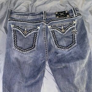 Grey Miss Me Jeans
